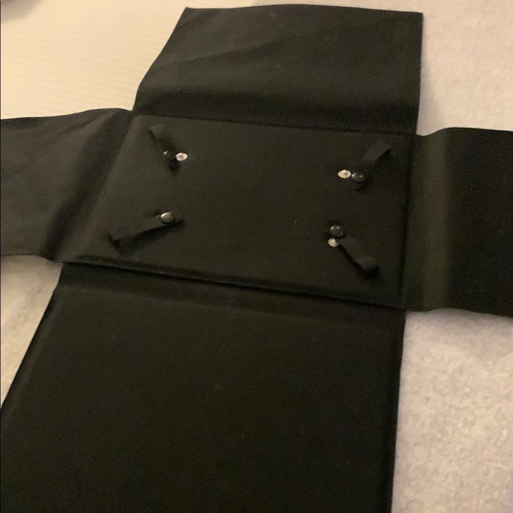 Authentic rare brand new velour Chanel large pouch / folder/ like a purse !